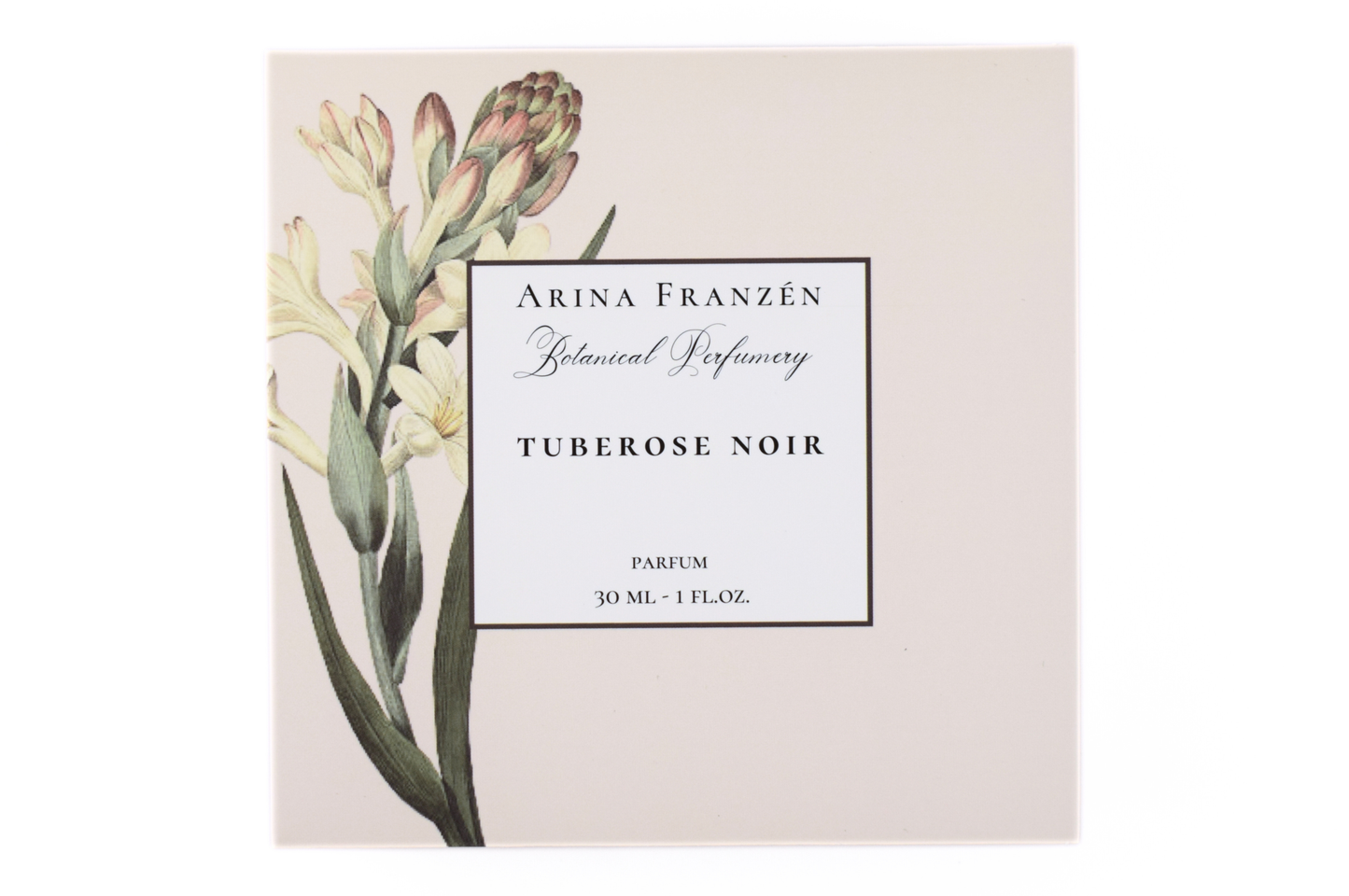 Tuberose Noir Volume I natural botanical perfume bottle 30ml elegant dark floral scent