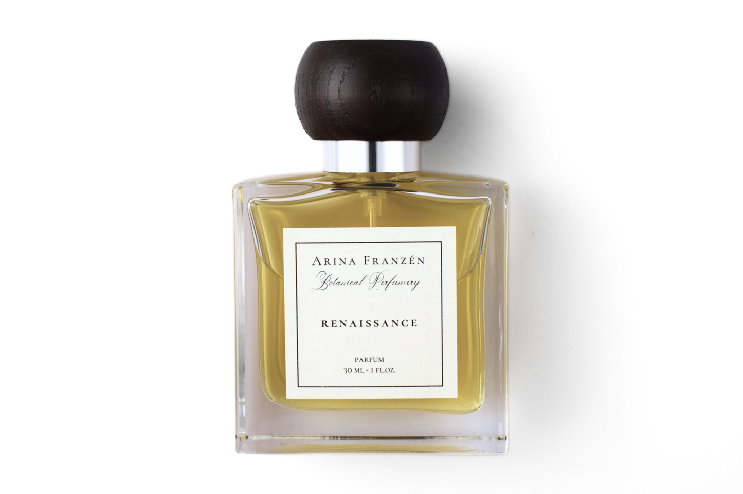 RENAISSANCE Volume II 30ml natural unisex parfum with herbaceous, light floral and fresh-woody scent by Arina Franzén Botanical Perfumery
