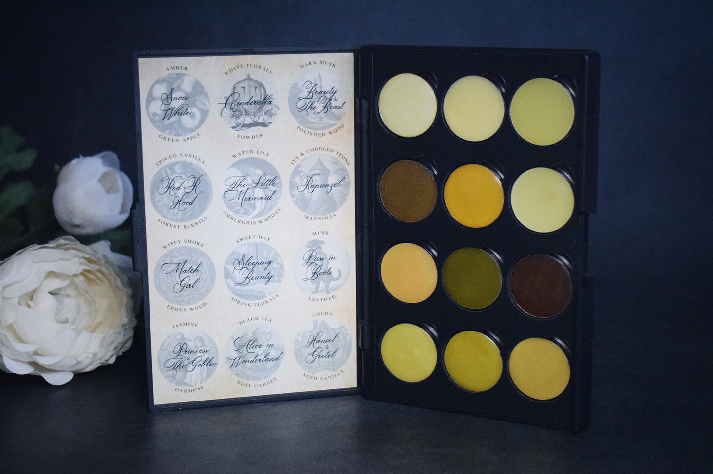 "SCENTED FABLES" | 12-GRID SOLID PERFUME PALETTE