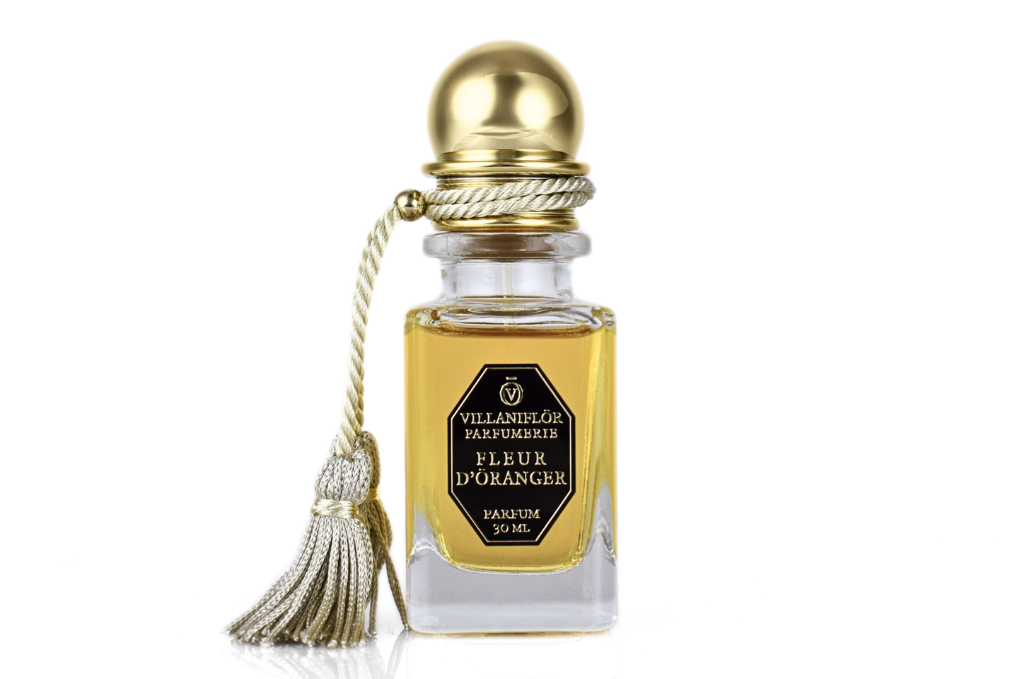 Fleur D’Ōranger parfum bottle with orange blossom and citrus floral notes, 30ml unisex fragrance