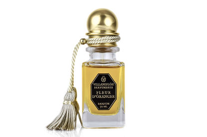 Fleur D’Ōranger parfum bottle with orange blossom and citrus floral notes, 30ml unisex fragrance